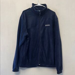 Columbia Blue Performance Fleece Full zip jacket Size XL New